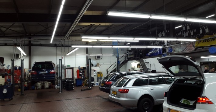 Luxembourg, Eclairage atelier auto